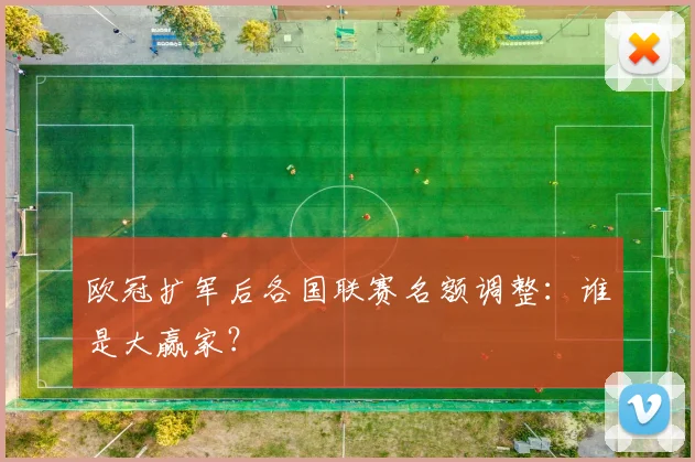 欧冠扩军后各国联赛名额调整：谁是大赢家？